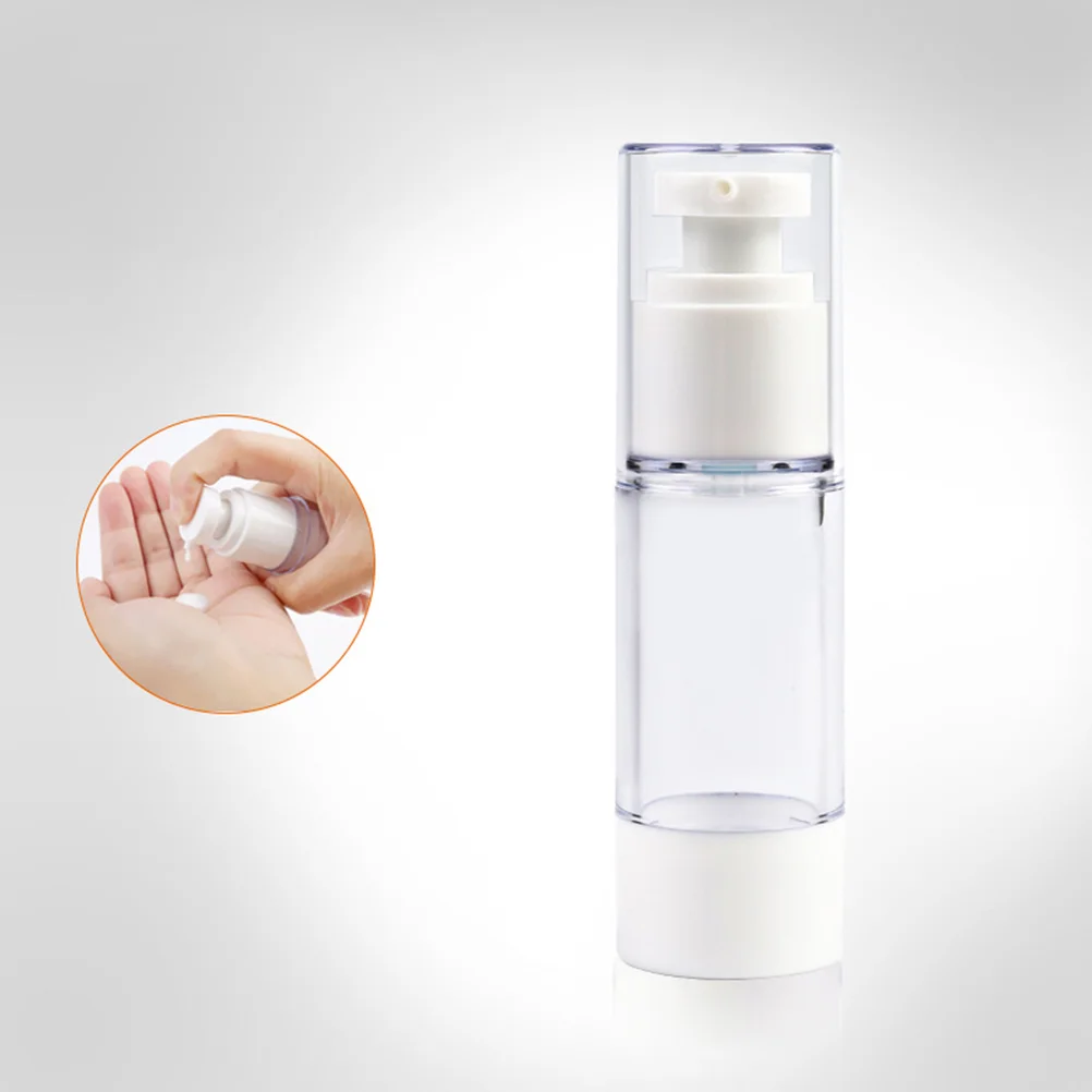 

4pcs 30ml Airless Bottle Soap Pump Refillable Containers Pump Bottles Travel Size Bottles Travel Bottle