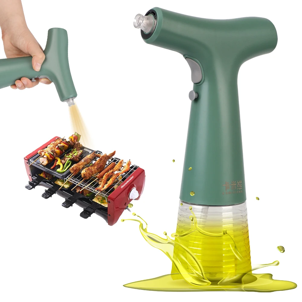 

Electric Olive Oil Spray Bottle Dispenser USB Charging For BBQ Kitchen Oil Sprayer Creative Soy Sauce Jar Vinegar Storage Bottle