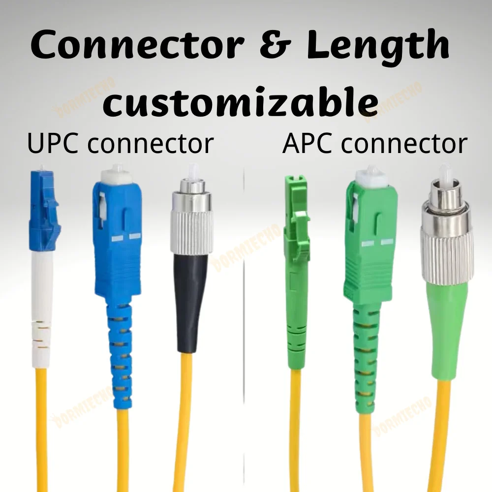 Дешевый и качественный оптический патч-корд 70м Simplex SC LC FC APC/UPC коннектор одномодовый заводская цена потери вставки не более 0.3 дБ Direct on.