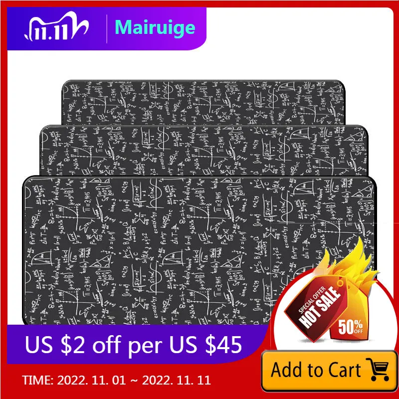 

Маленький/большой коврик для мыши Mairuige с застежкой по краю для игрового плеера, настольный резиновый коврик для мыши, коврик для мыши, Геоме...