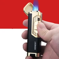 high power four jet straight through lighter cigarette accessories moxibustion aromatherapy cigar small spray gun mens gifts