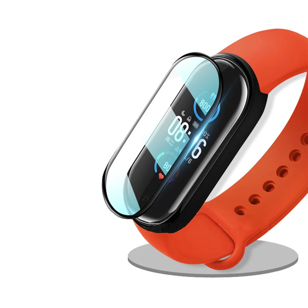 

1-3pcs Screen Protector Clear Full Protective Film for Mi Band 7, Soft Edge Film for Mi Band 7 Smart Bracelet Not Glass Film