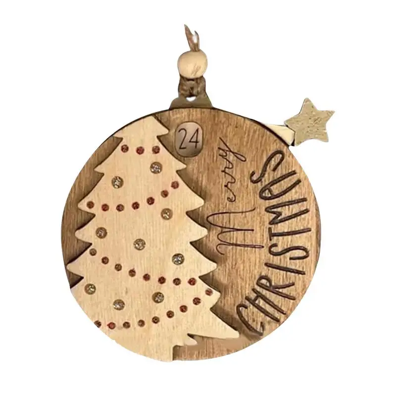 

Christmas tree countdown sliding pendant Countdown to Christmas Sliding Ornament Merry Christmas Tree Countdown Sliding Ornament