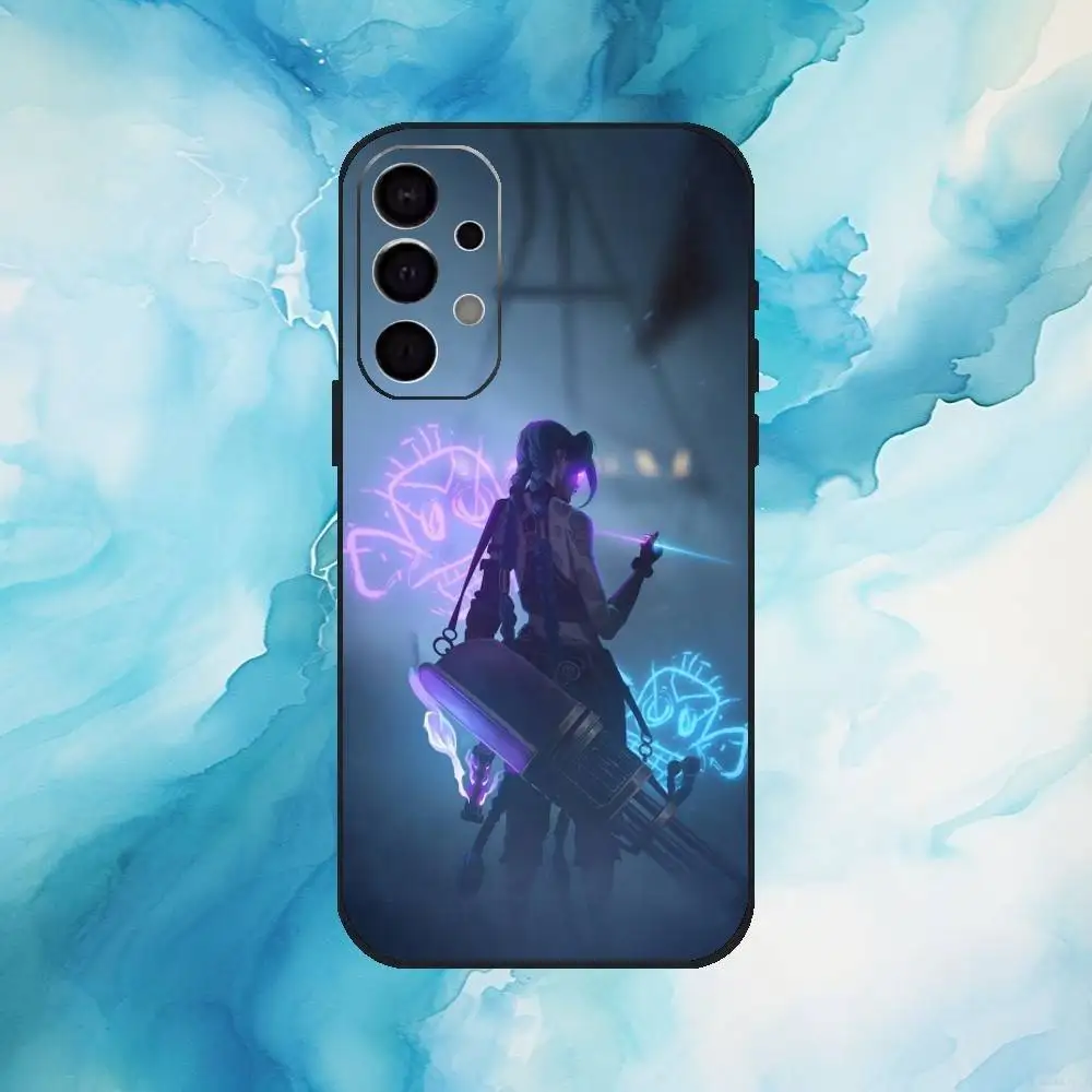 Чехол для телефона L-League of Legends L-LOL Jinx для Samsung Galaxy A73, A72, A71, A70, A53, A52, A51, мягкий черный чехол Inthers (art.: 3920d30ce1efd) - 3920d30ce1efd