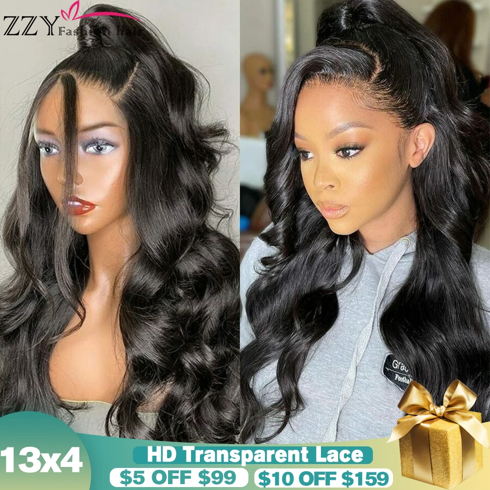 Lace Front Human Hair Wigs Body Wave 13x4 Lace Frontal Wig Pre Plucked with Baby Hair Brazilian Human Hair Wigs for Black Women