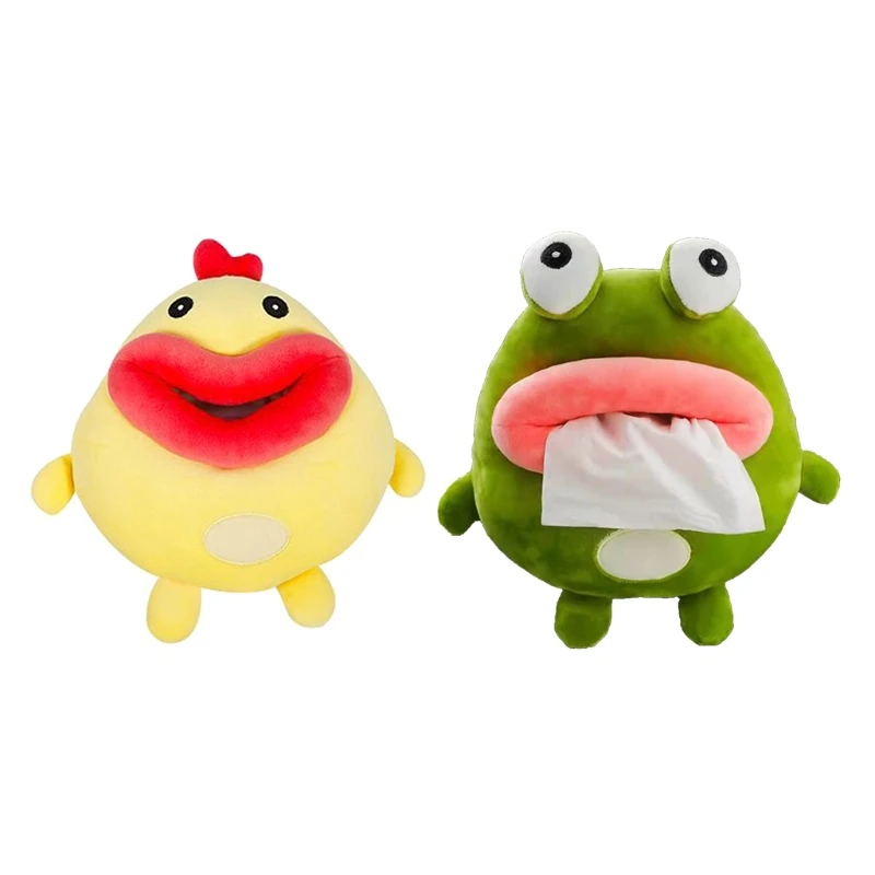 

Fashion Cartoon Chick for FROG Car Tissue Holder Accessories Pouch Home Decorati