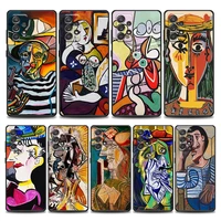 picasso abstract art painting phone case for samsung a01 a02 a03s a11 a12 a21s a32 a41 a72 a52s 5g a91 soft silicone