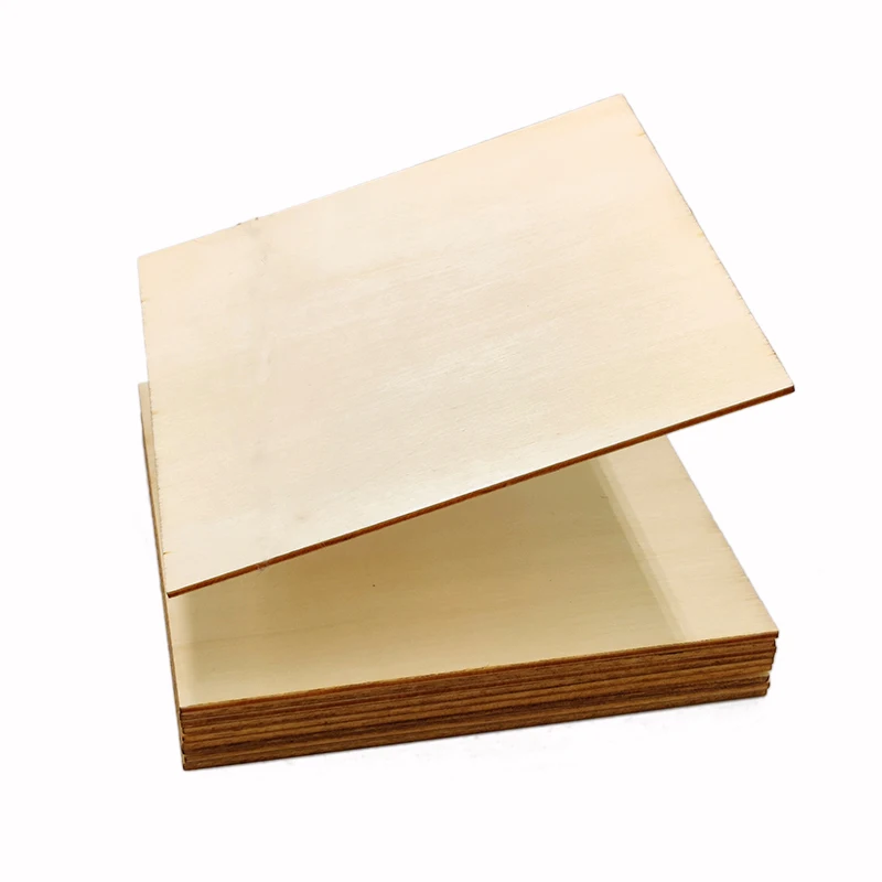 1pc 280mm Blank Wood Square Unfinished Wood Pieces Wood Slices Wooden Board for DIY Crafts, Painting, Costers, Decoration