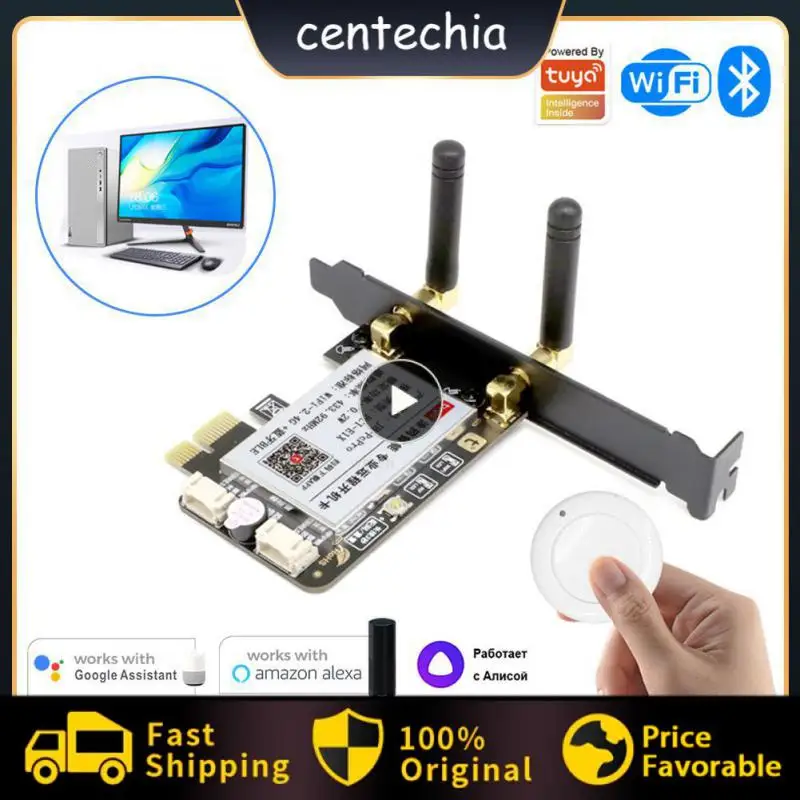 

433 Rf Tuya Wifi Multi-function Remote Control Pc Tuya Wifi Computer Switch Computer Switch Hot With Alexa Google Home Yandex