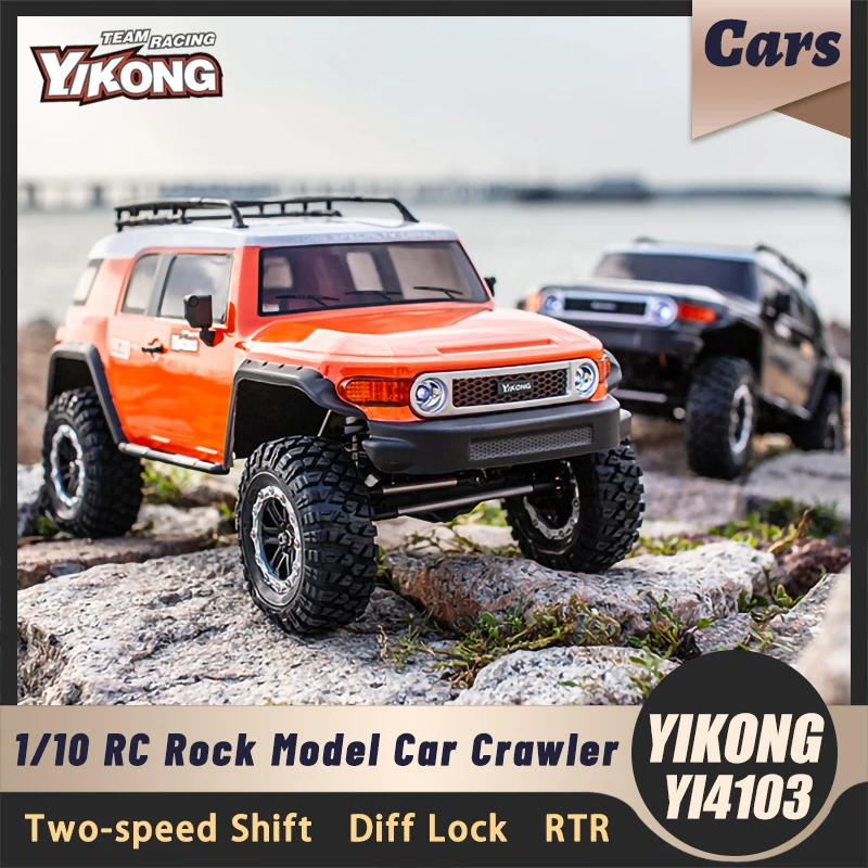 

YIKONG YK4103 FJ 1/10 RC Electric Remote Control Model Car Rock Road Vehicle Crawler Adult Kids Toys Gifts 2.4GHz RTR