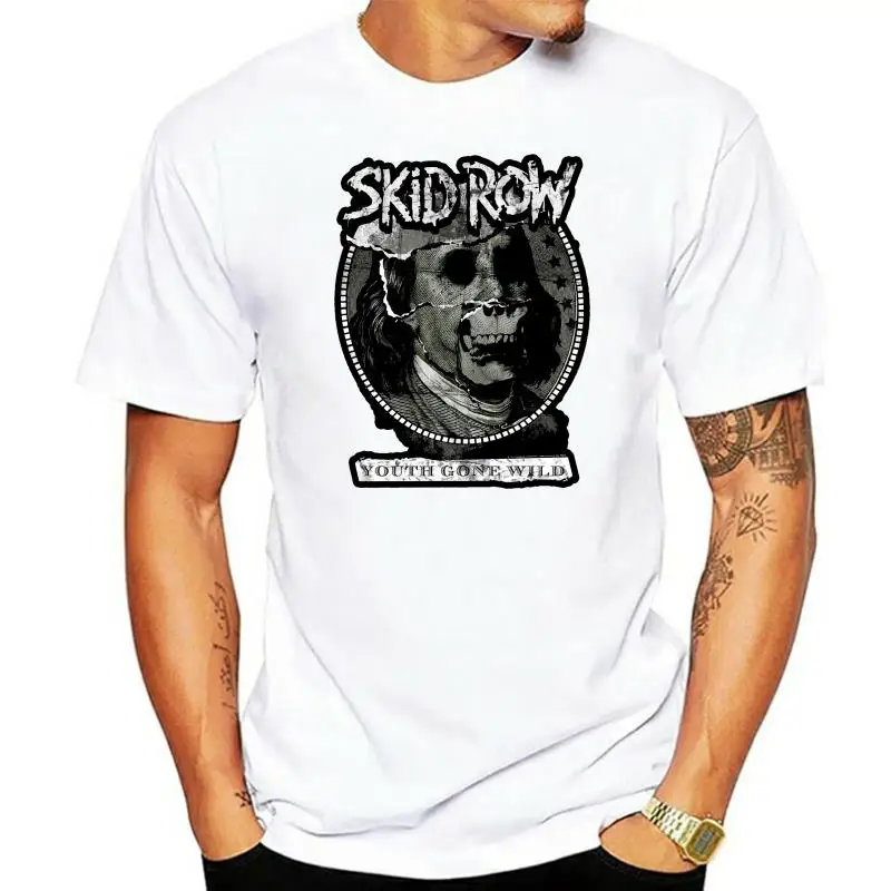 

Skid Row Dead Benji Licensed Adult T Shirt O Neck Shirt Plus Size T-Shirt Summer Short Sleeves Cotton Fashion