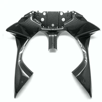 for kawasaki er6n er6f 2012 2016 motorcycle accessories front inner dash cover panel fairing hydro dipped carbon fiber finish