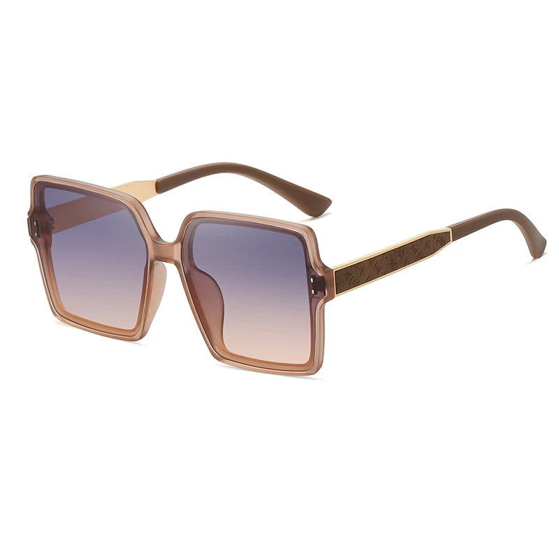Большие поляризационные солнцезащитные очки женские ретро-дизайнерские с