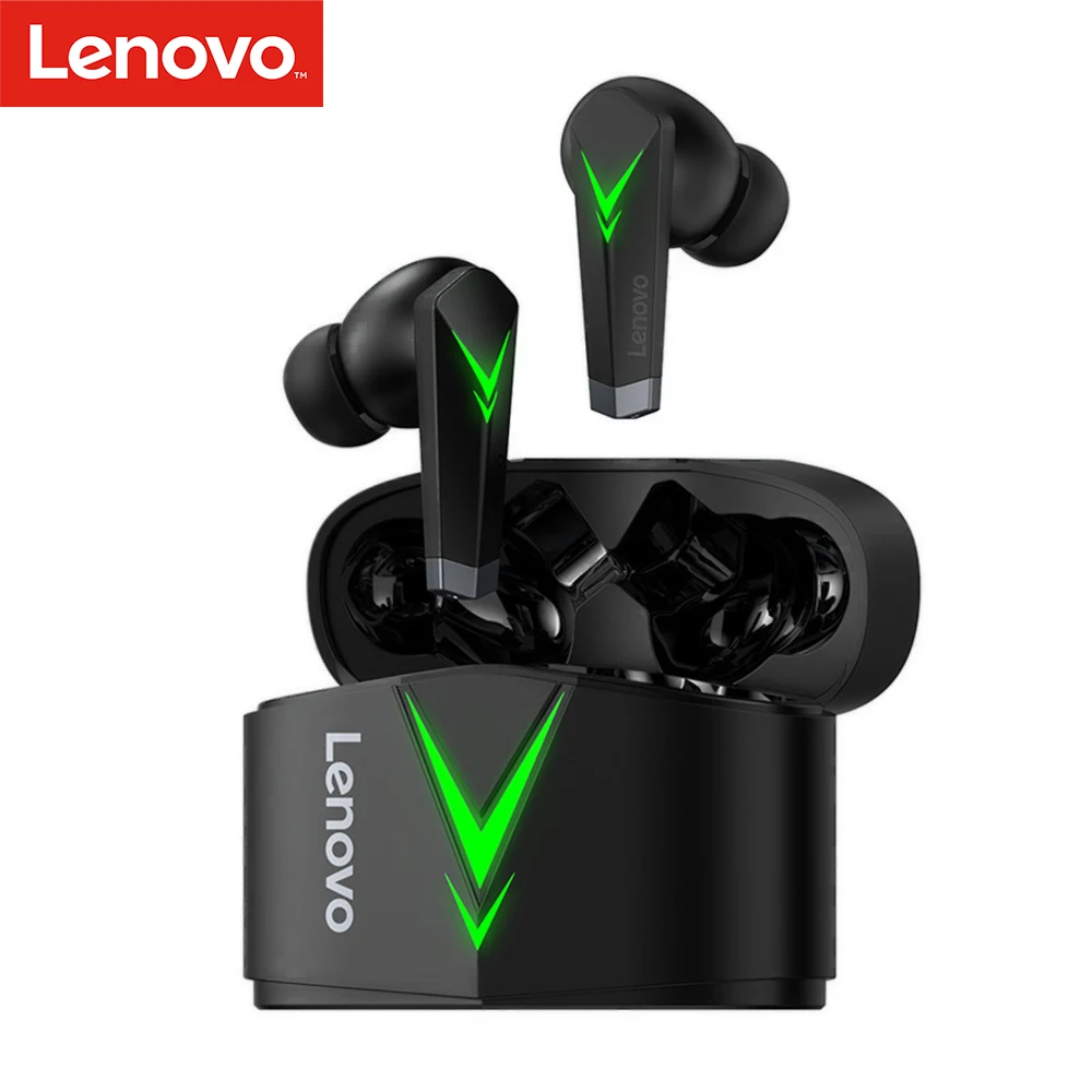 

Lenovo LP6 Game Headset BT5.0 Wireless Earphones 65ms Low Latency DSP Noise Reduction Game/Music Dual Mode In-ear Earbu