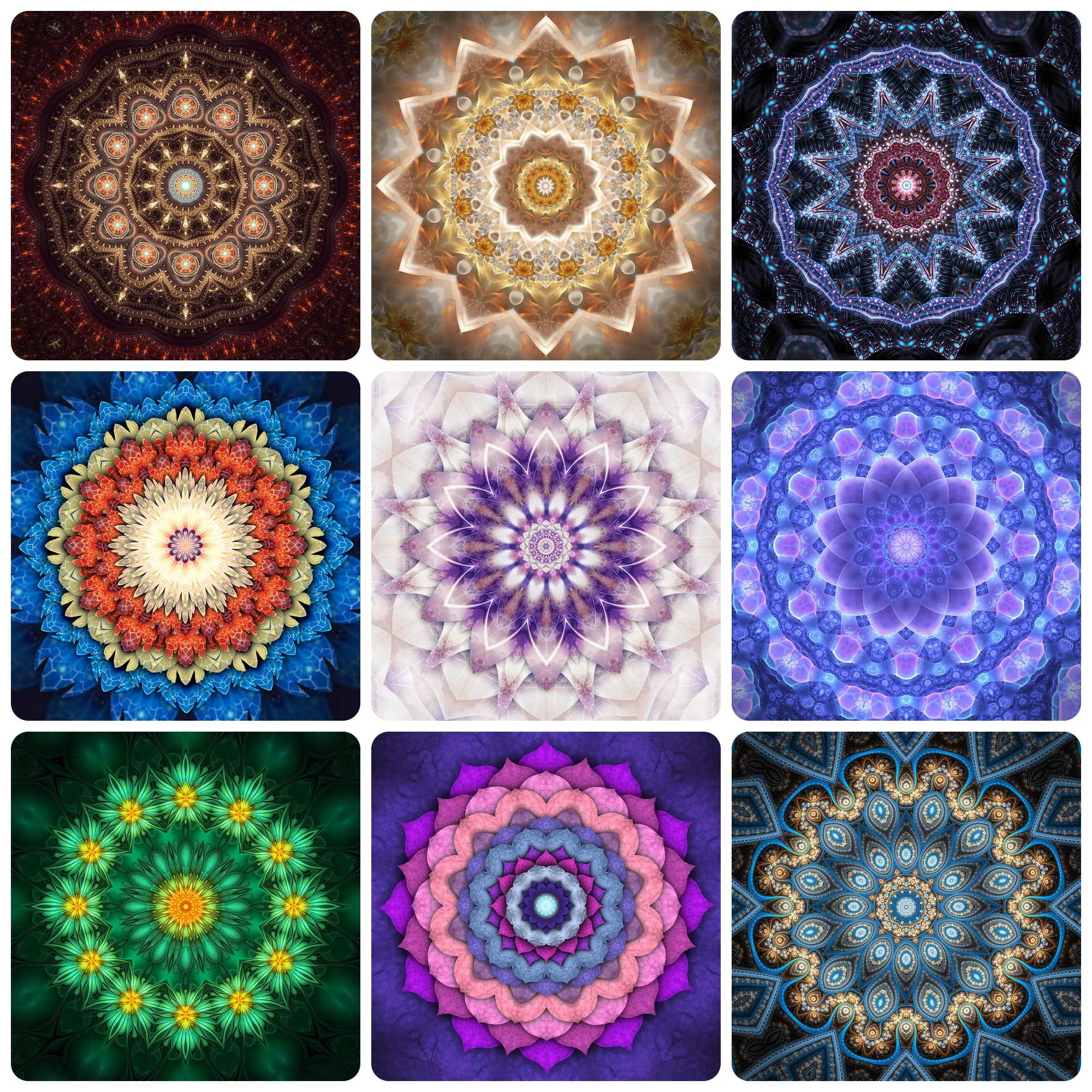 

ZOOYA 5D DIY Diamond Painting Mandala Cross Stitch Kits 3D Diamond Embroidery Colorful Flowers Full Drill Mosaic Art Home Decor