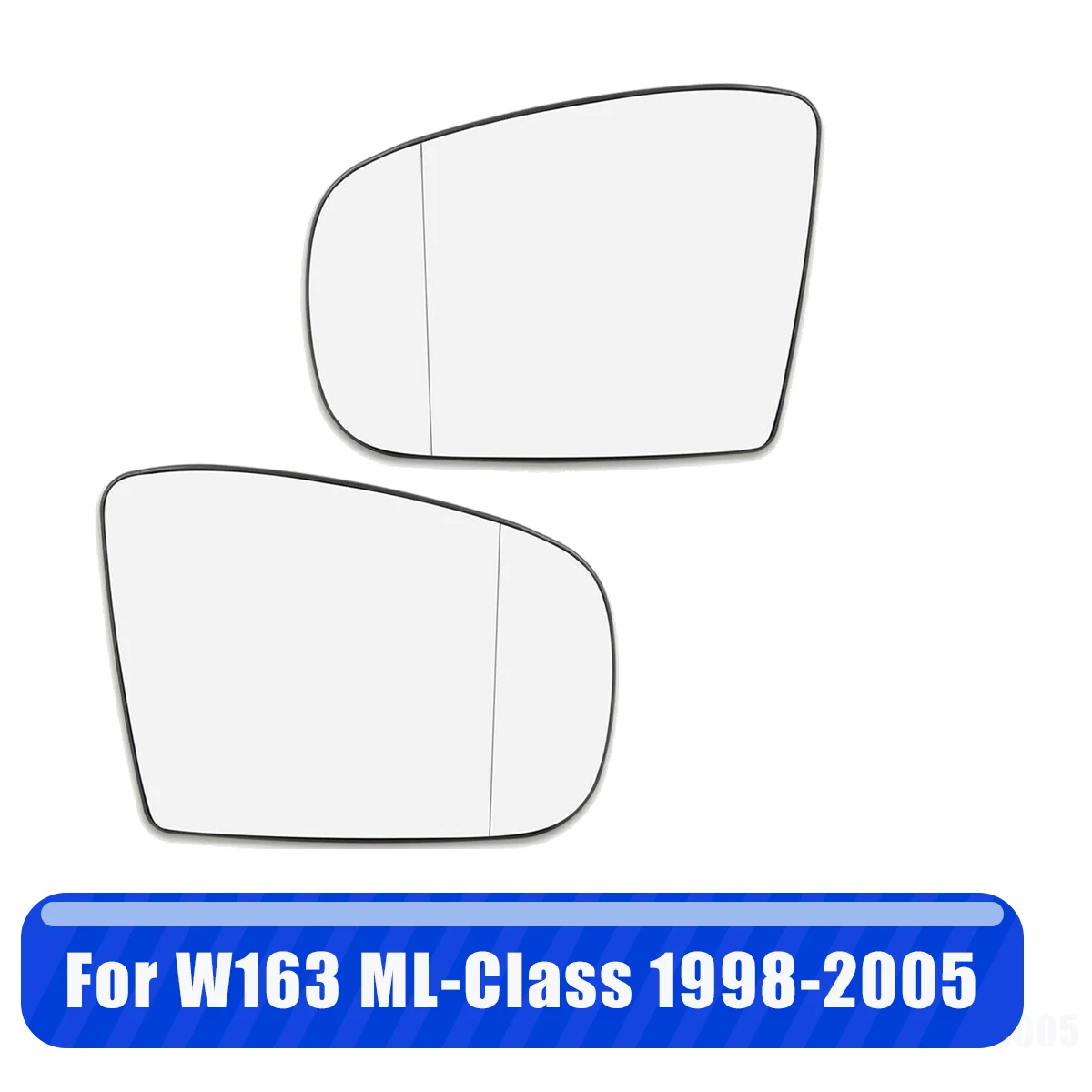 

Боковое зеркало с подогревом и подложкой, 1 пара, левое и правое для Mercedes-Benz W163 ML320 ML350 ML500 1998-2005
