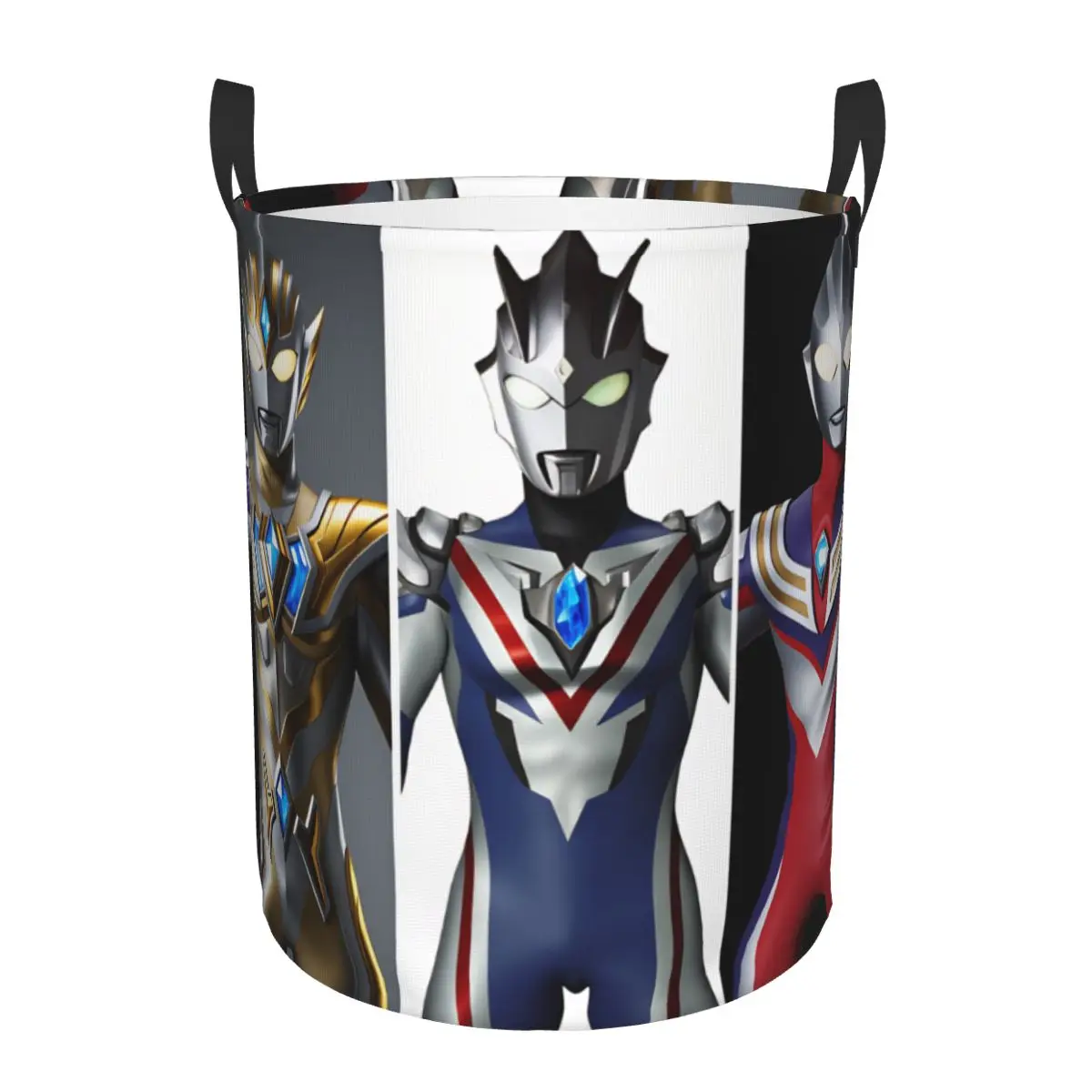 Фото Корзина для белья Ultraman Tiga Trigger Evil Trigger, большая вместительная корзина для хранения одежды, корзина для белья Glitter Trigger Eternity №1