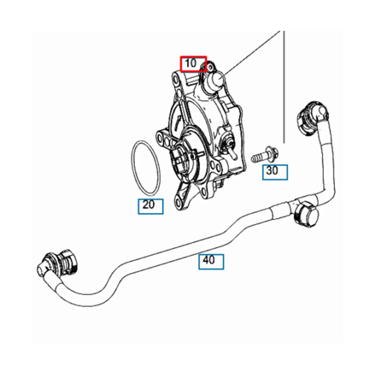 Тормозной насос для W212 S212 X166 W166 C292 W251 W221