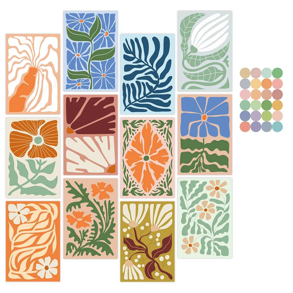 

Набор открыток с ботаническими рисунками