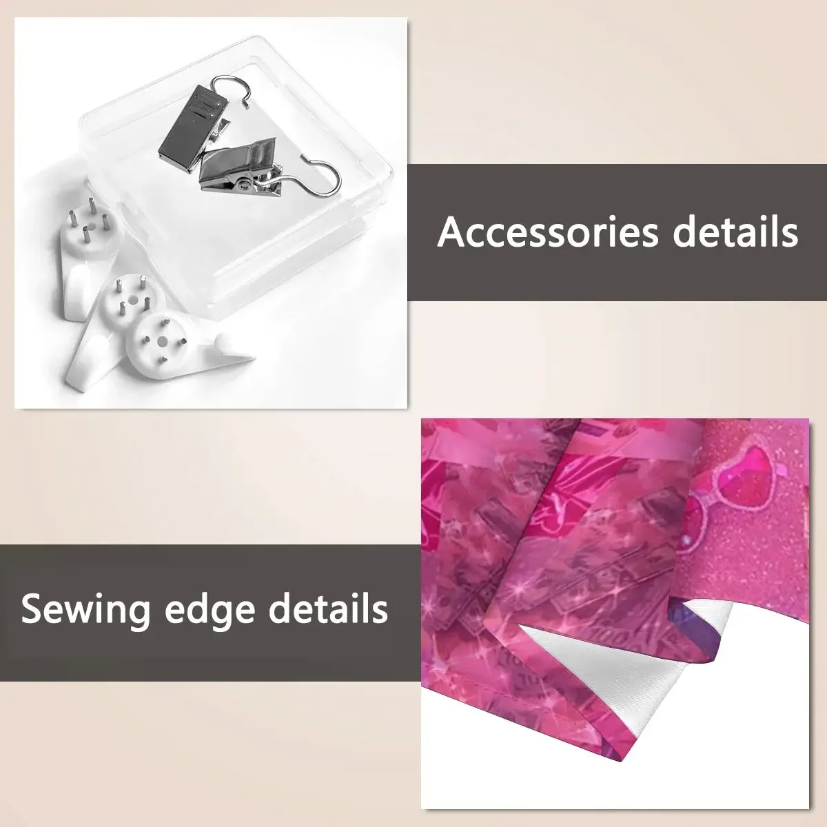 Ярко-розовый эстетический гобелен Collag искусство настенный подвесной домашний