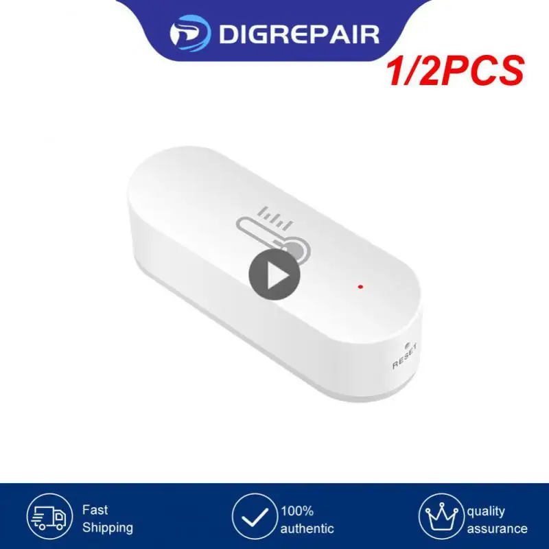 

Датчик влажности и температуры Tuya Wi-Fi 1/2 шт., умный Life монитор с приложением, работает с Alexa Google Home, концентратор не требуется