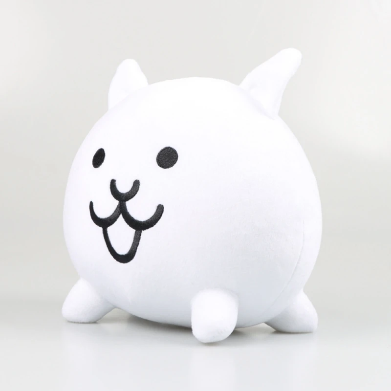 

20cm The Battle Cats Plush Toy White Neko Cat Soft Toy Cartoon Anime Figure Plush Stuffed Animal Toy Peluche Gift Toy for Kids 1