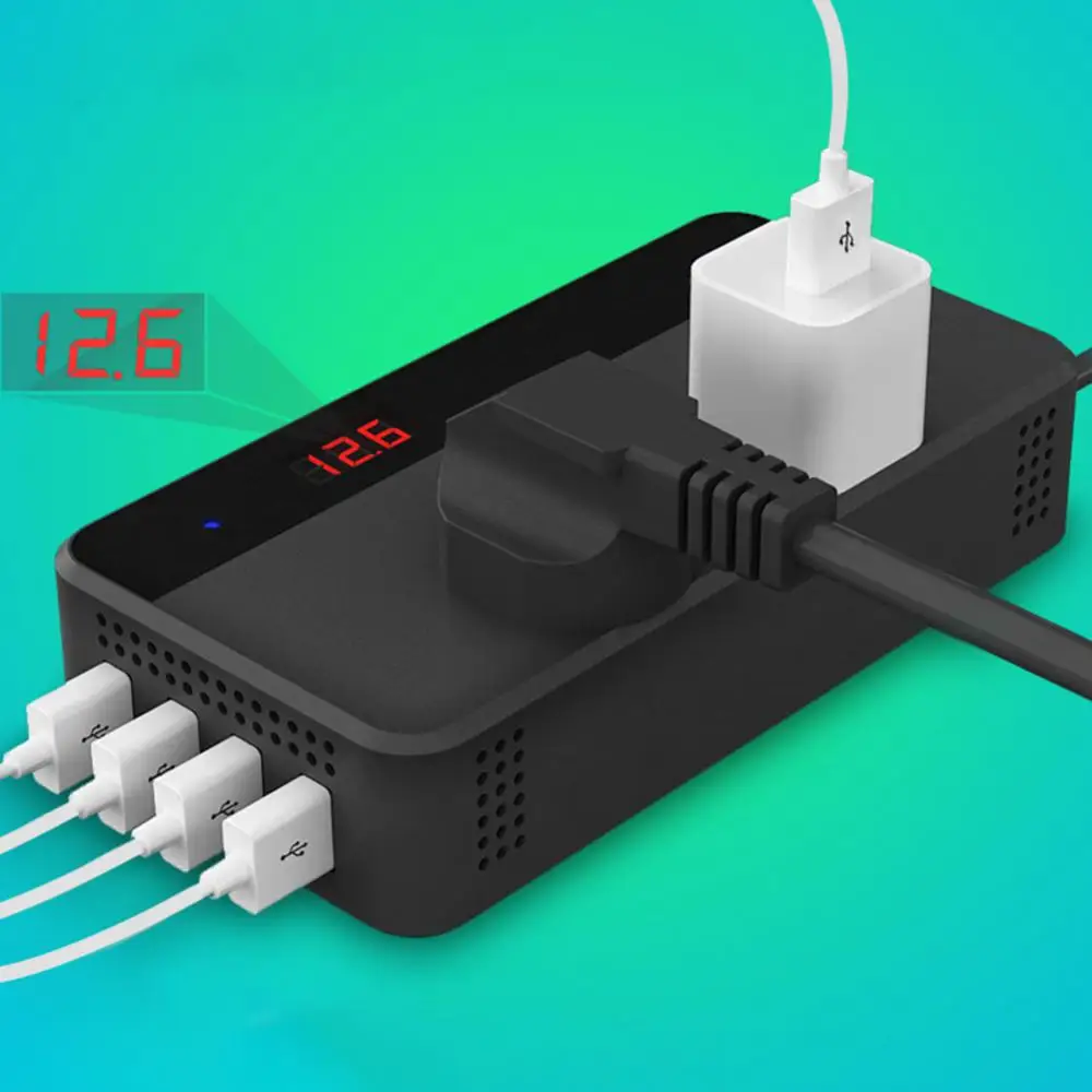 

200W Car Power Inverter Cigarette Lighter Car Charger USB 12V DC To 220V/110v AC Converter Adapter Car Accessories Converters