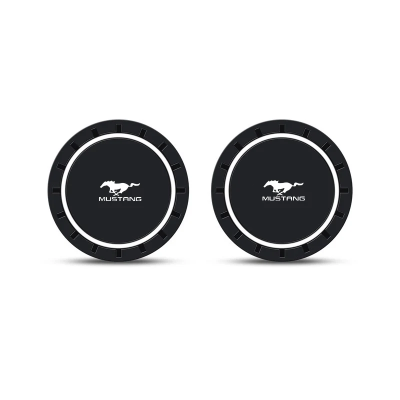 

2 шт. автомобильные силиконовые подставки для бутылок с водой, противоскользящая накладка, аксессуары для Ford Mustang GT 2020 2019 2018 2017 2016 SHELBY