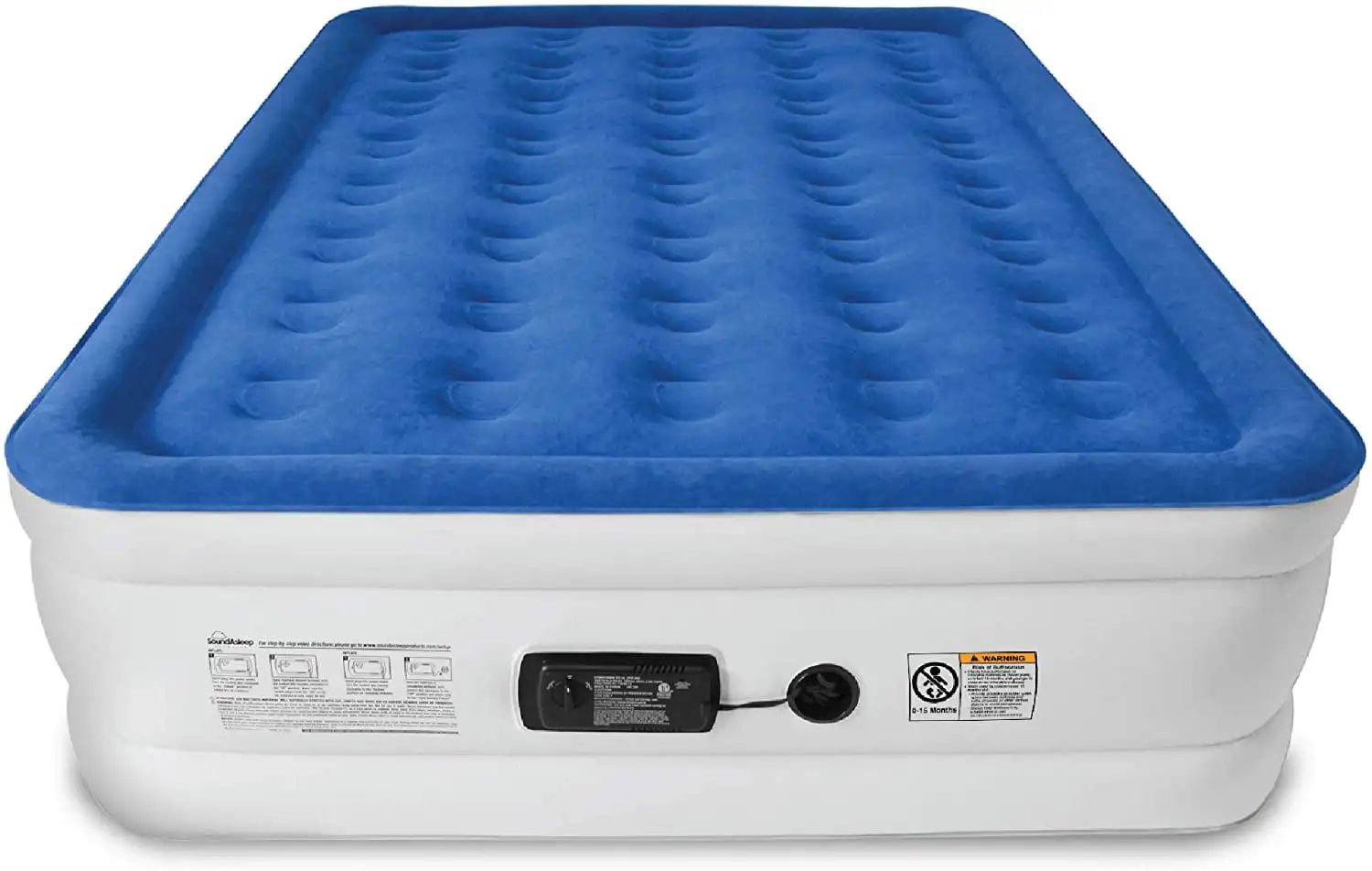 

SoundAsleep Dream Series Luxury Air Mattress with ComfortCoil Technology & Internal High Capacity - Queen Size