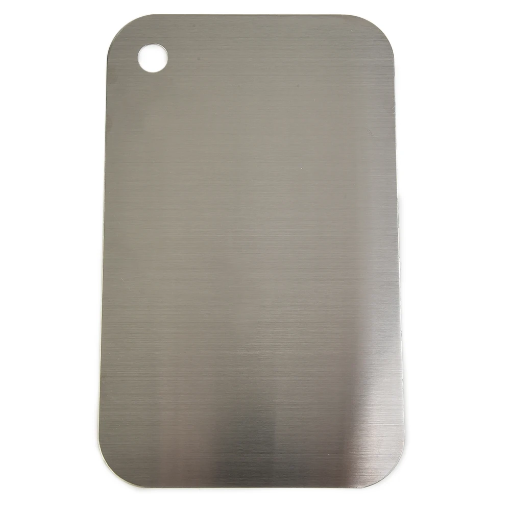 

Chopping Board Stainless Steel 24*15cm Heavy Duty Cutting Double-Sided Use Avoid Cross-Infection Boards Home Kitchen Accessories