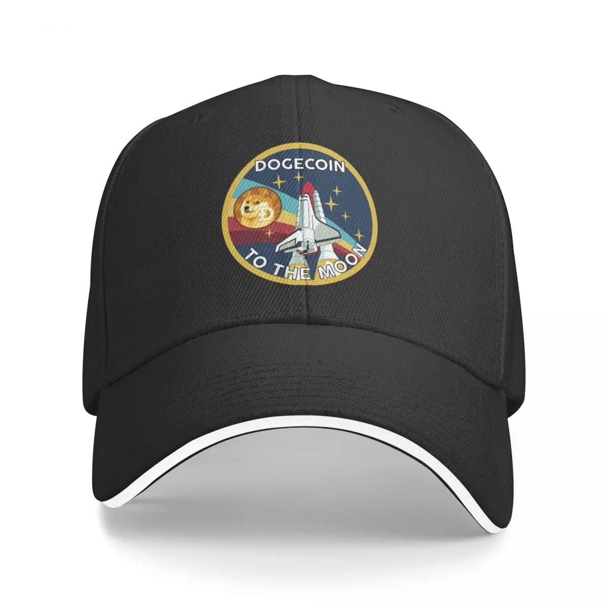 

Dogecoin Dogecoin To The Moon Dogecoin Promo Men's and Women's hat Print Anime Golf summer Novelty casquette