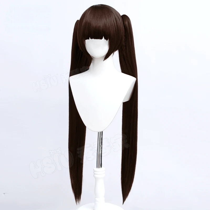 Парик NIKKE богиня победы для ролевых игр шёлковый парик двойной конский хвост Неро