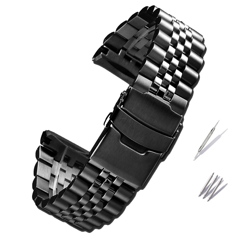 22MM Solid men's Stainless steel watchband accessories For Seiko Abalone Turtle Diving watch strap773 srp774 srp777 SRPA21E 99K1