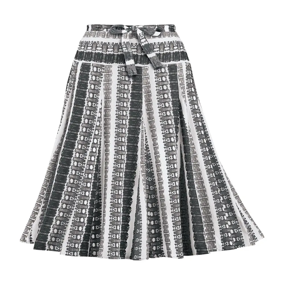 

Flattering A-Line Design Elastic Waist Pull-On Skirt