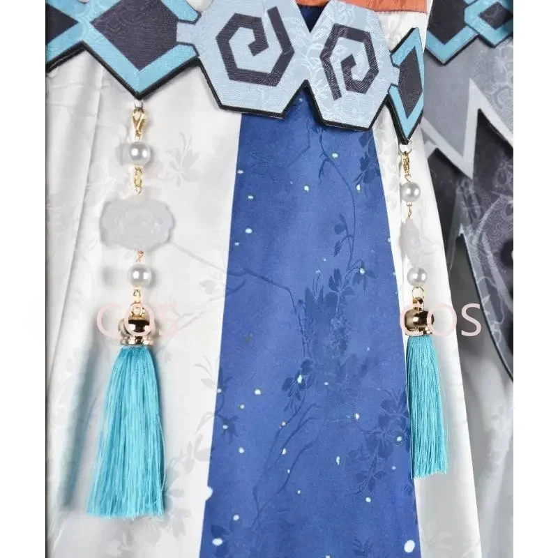 Костюм для косплея Guizhong полный комплект парики Genshin Impact Gui Zhong костюм Чжун ли