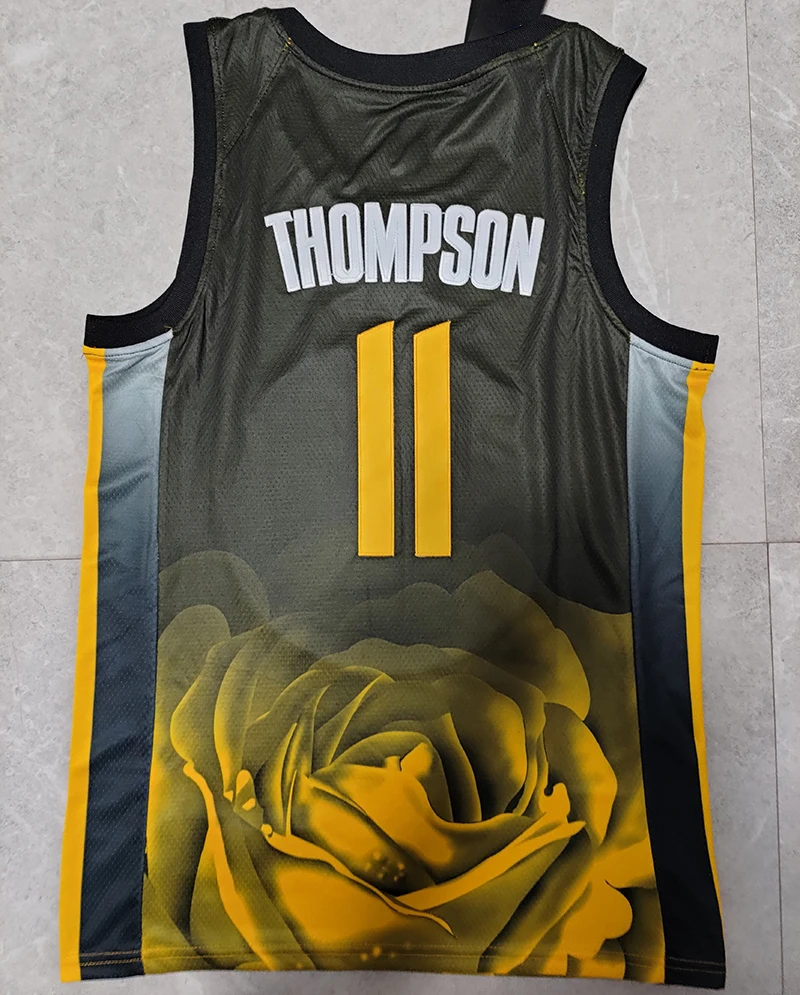 

2023 Mens American Basketball Jerseys Clothes #11 Klay Thompson European Size Ball Pants T Shirts Cool Sweatshirt shorts