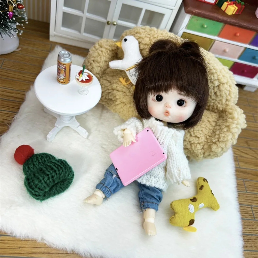 1/12 кукольный домик плюшевый диван модель мебели винтажный для кукольного домика