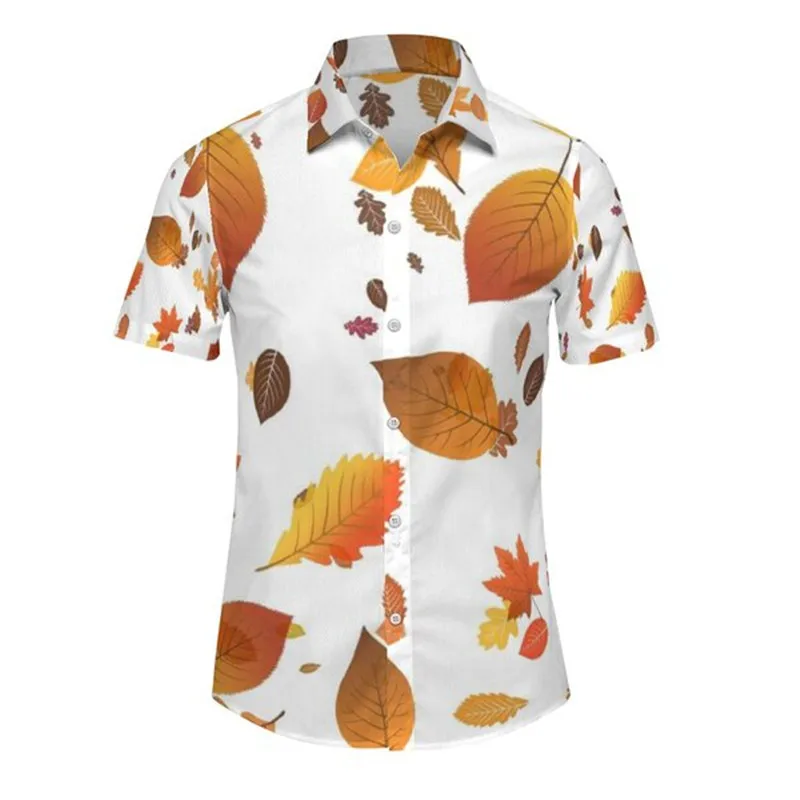 

Fashion Men's Personality Short Sleeve Shirts 3D Printed Shirts Casual Tops