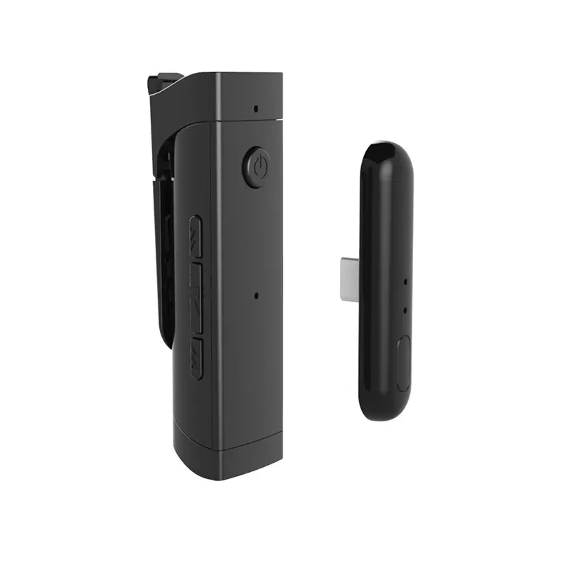 

2023New Wireless Bluetooth-adapter Lavalier Microphone Clip on Mini Lapel Mic for Video Recording Vlog Interview