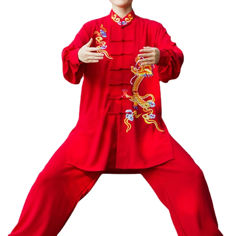 Chinese Style Traditional Clothing Tai Ji Suit Women's  Tai Chi Martial Arts Competition Stage Performance Exercise Clothing