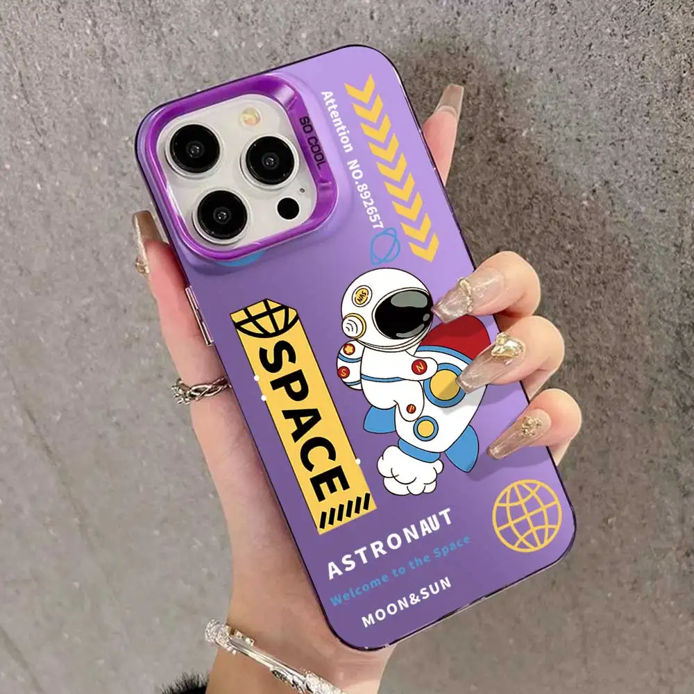 Чехол для iPhone 16 15 14 13 12 11 Pro Max Plus + X XS XR 7 8 SE 2020 2022 2023 Серебряный IMD чехол телефона
