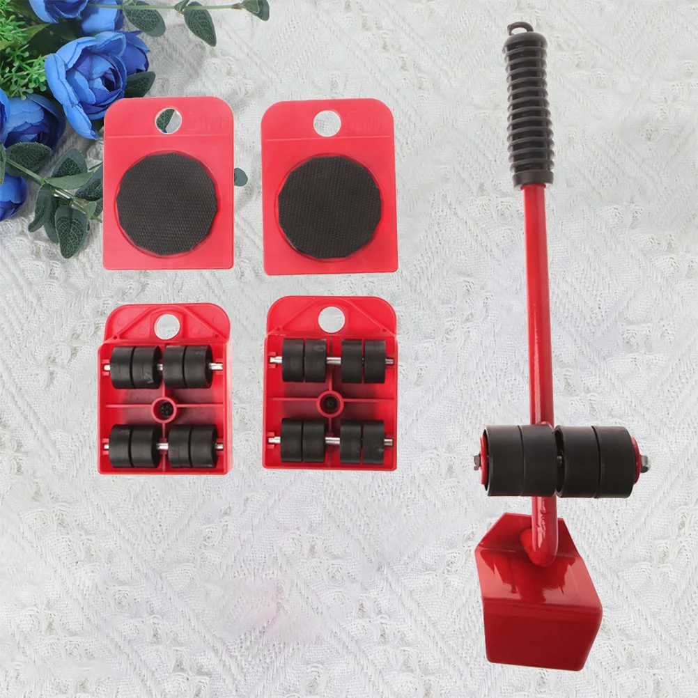 

1 Set of 5PCS Heavy Things Moving Tool Heavy Furniture Shifter Household Heavy Furniture Moving Tool for Home Store Use (Random