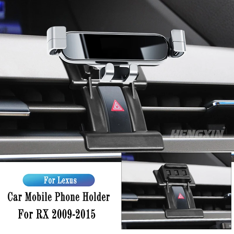 

Автомобильный держатель для телефона Lexus RX300, RX350, RX450H, 2009-2022, Гравитационный навигационный кронштейн, подставка для GPS, зажим для выхода воздуха, поворотная поддержка