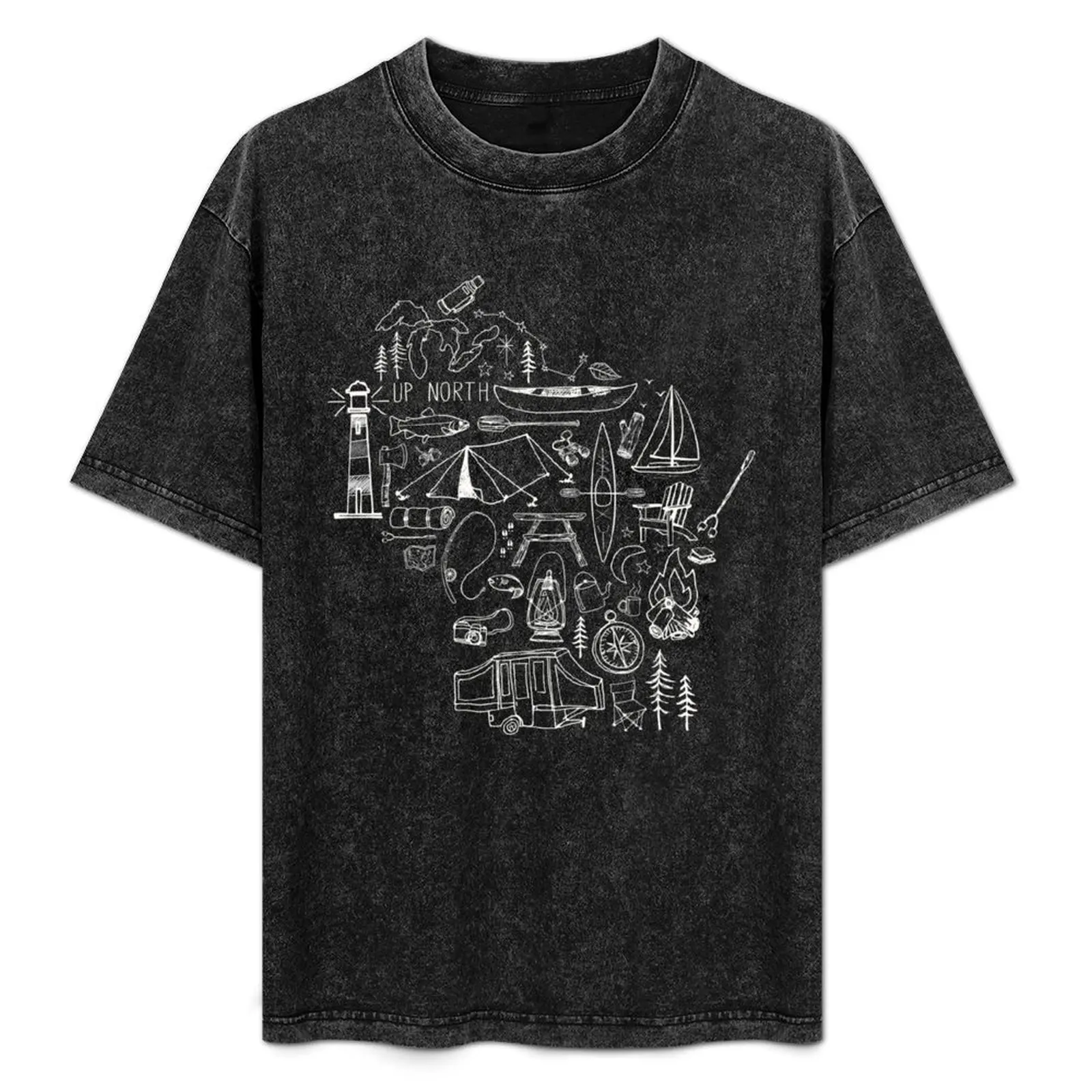 Футболка Wisconsin Outdoor Collection корейские модные футболки с животным принтом для