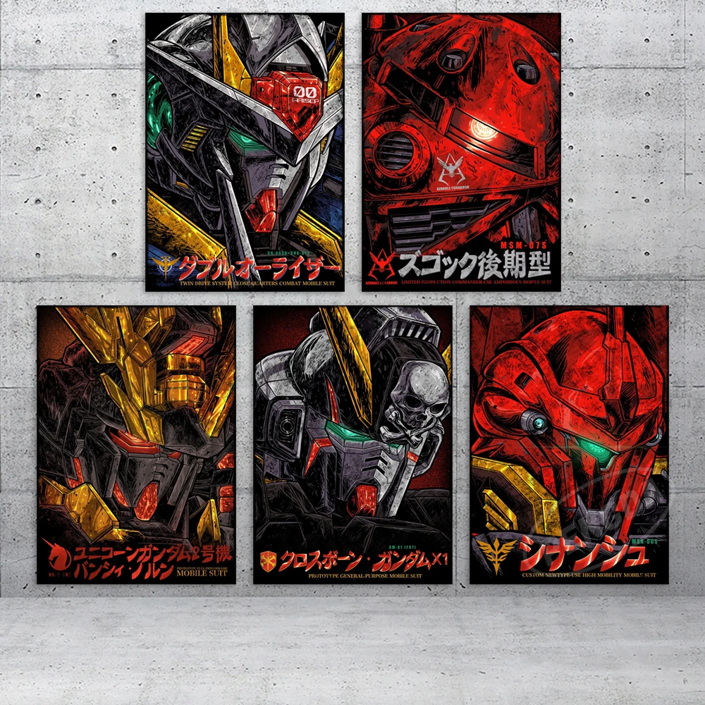 

HD Print Grim Reaper Painting Gundam Home Decor Desert Canvas Poster Hundreds Of Styles Pictures Living Room Frame Wall Artwork