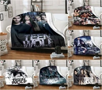 horror movie teen wolf super soft warm flannel home blankets for adult and throws lightweight blanket
