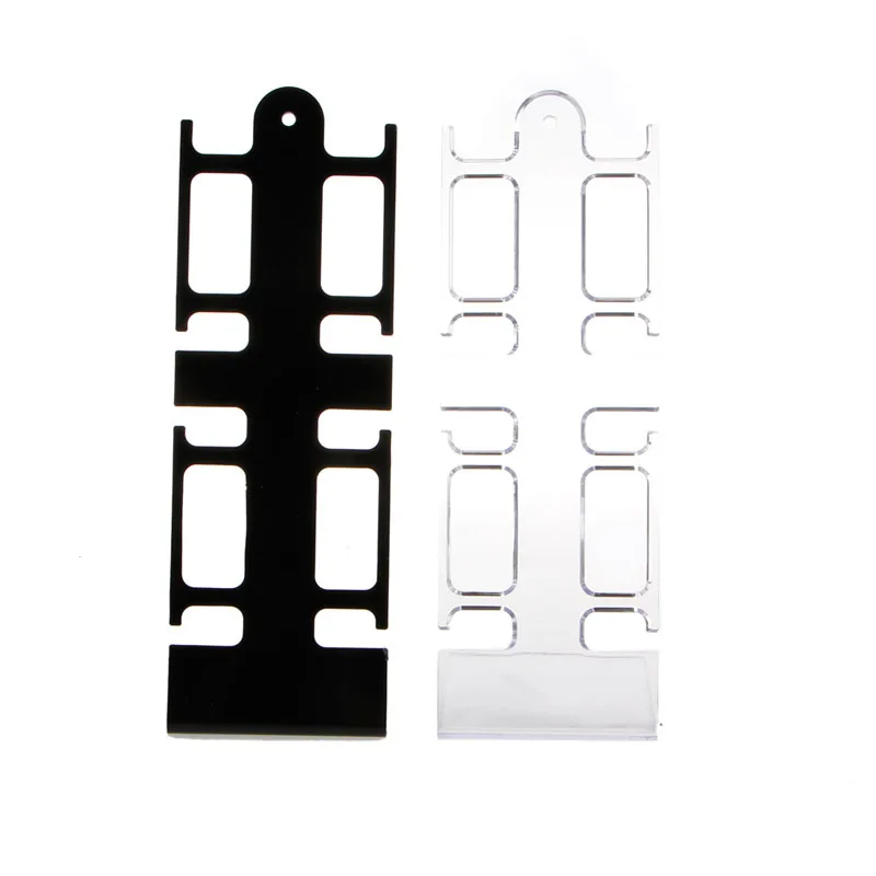 

Portable 4 Slots Plastic Watch Bracelet Showcase Display Stand Holder Rack New