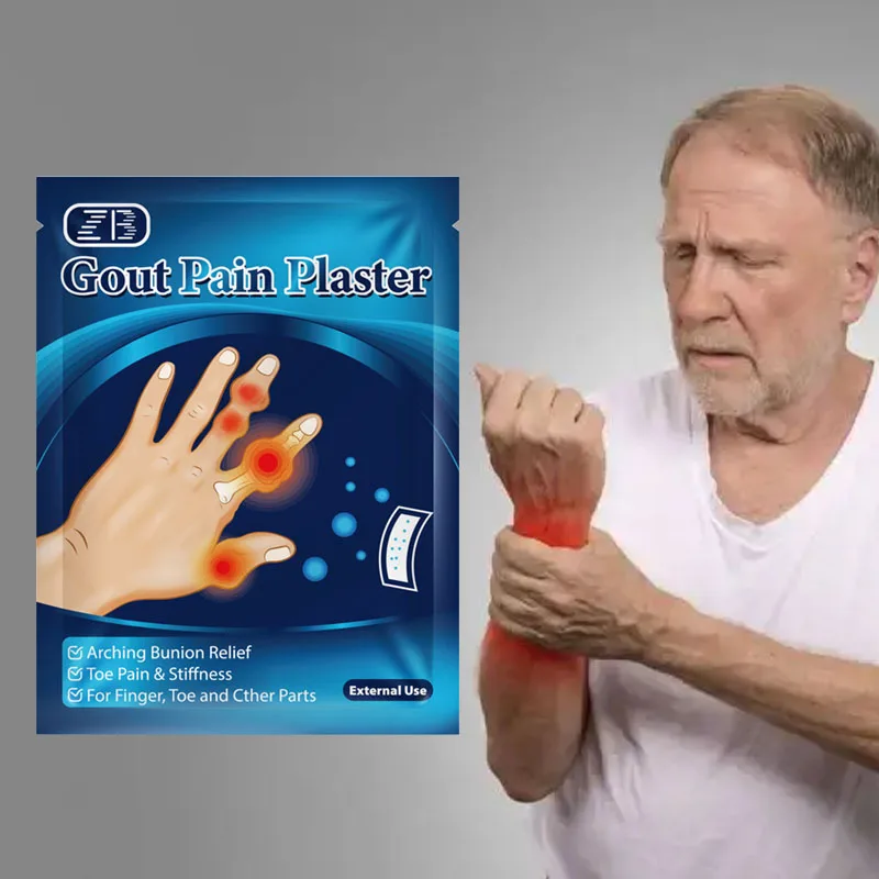 

3 шт., медицинские пластыри для лечения подагры