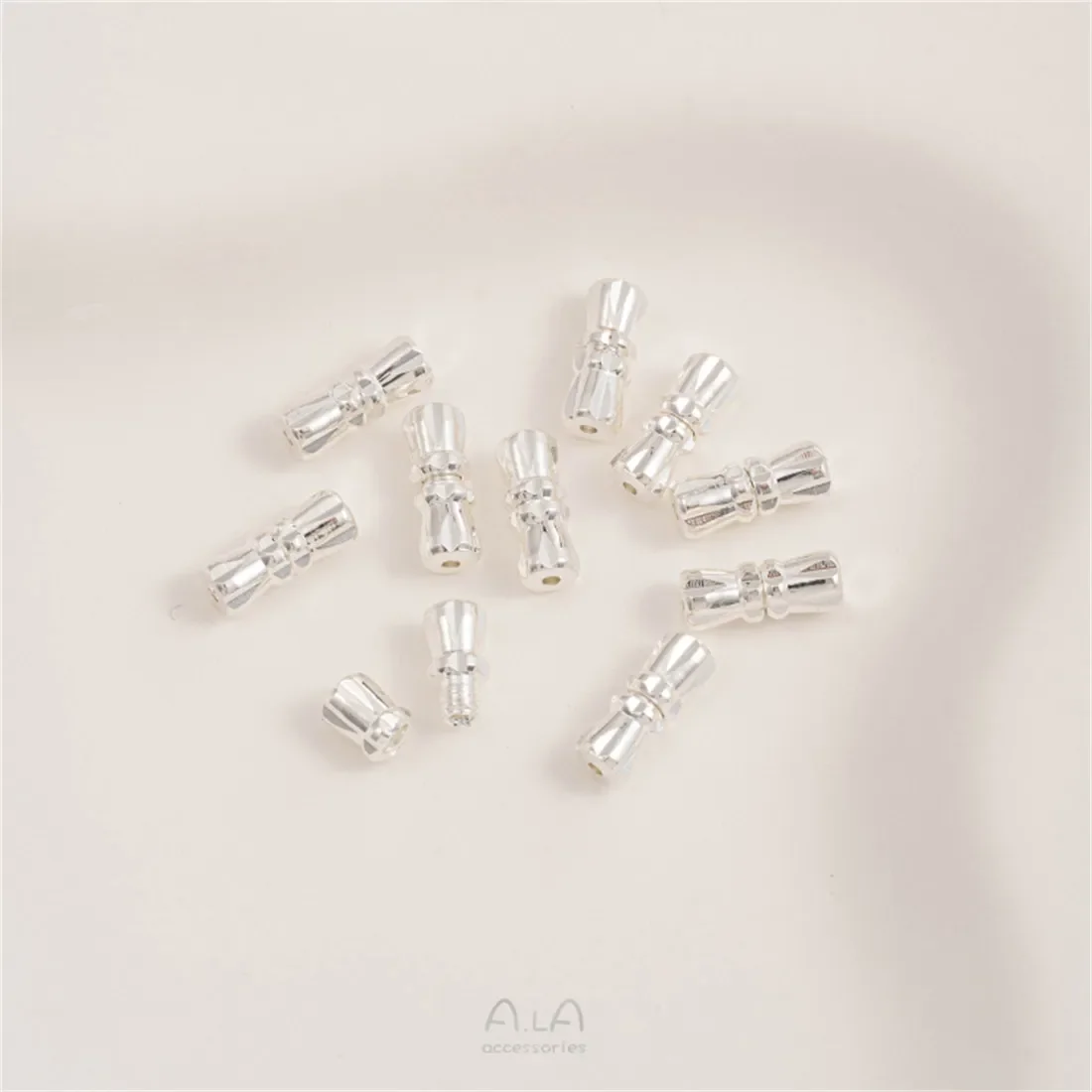 14K18K упаковка золотая и серебряная пряжка с винтом жемчужное ожерелье сделай сам