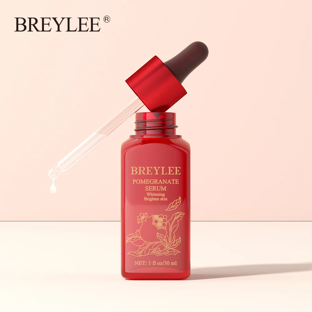 

BREYLEE Face Serum Red Pomegranate Facial Moisturizing Nourish Brighten Essence Whitening Anti Wrinkle Face Anti-Aging Skin Care